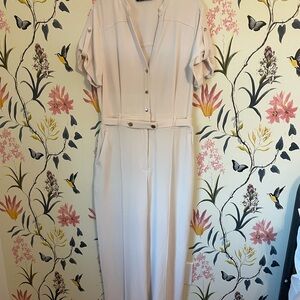 Zara Cream Women's Jumpsuit